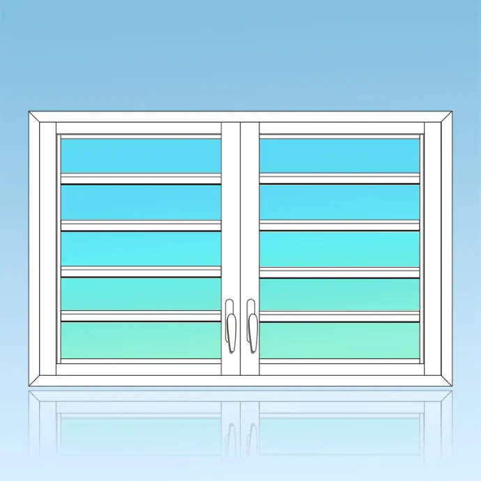 Jalousie 2 divisions