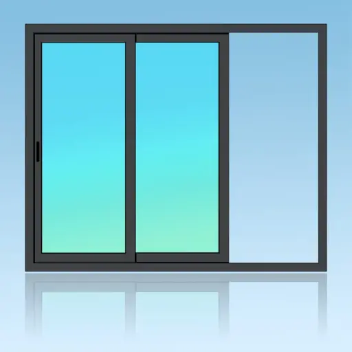 [CA22] Coulissant applique 2 vantaux 2 rails