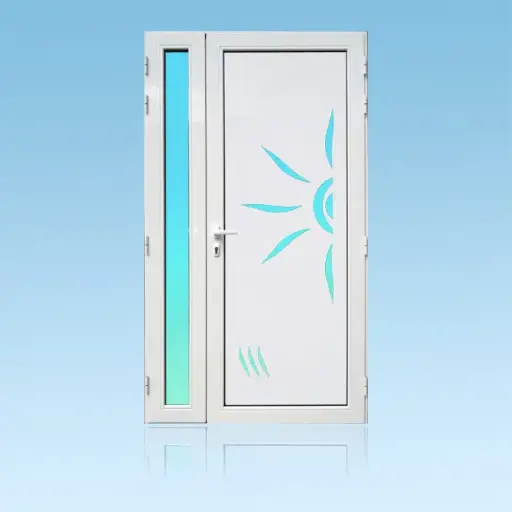 [PS21SOL] Porte décor 2 battants Soleil