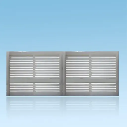 [PBBVT] Portail 2 battants brise vue + traverse