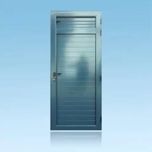 [VE14] Volet porte 1 battant + lames de ventilation