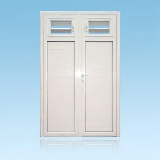 [VE26] Porte 2 battants pleins + jalousies